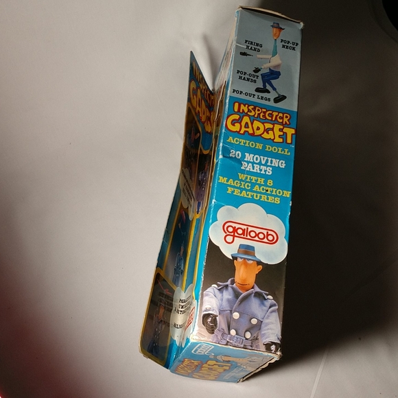 Vintage Inspector Gadget Action Toy Original Box - Picture 13 of 15